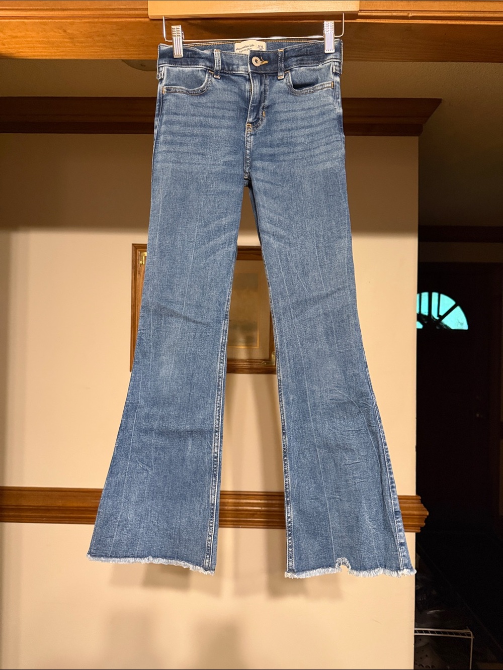 abercrombie kids Light Blue Flare Jeans